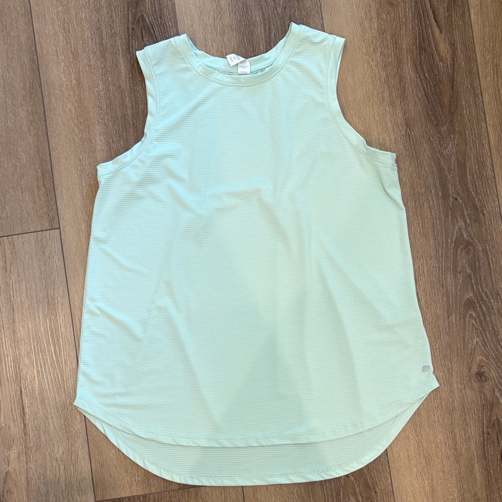 Marika Mint Green Athletic Sleeveless Tank
